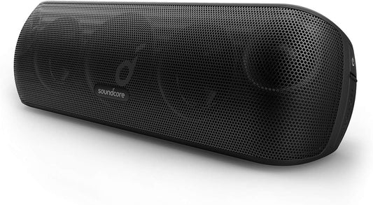 Soundcore Motion+ Bluetooth Speaker with Hi-Res 30W Audio, BassUp, Extended Bass and Treble, Wireless HIFI Portable Speaker, App, Customizable EQ, 12H Playtime, IPX7 Waterproof, USB-C, For Home Office